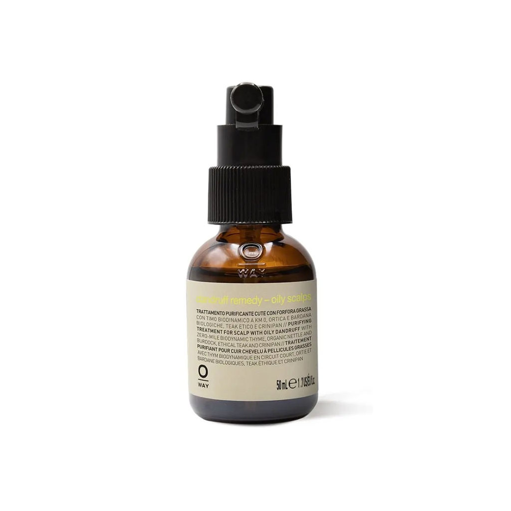Oway Dandruff Remedy Oily Scalps – Soin pellicules cuir gras