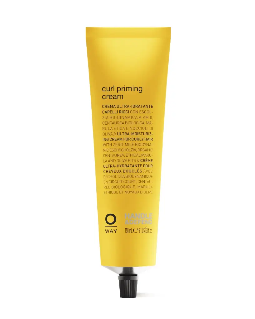 Oway Curl Priming Cream
– Krulcrème styling
voor soepele krullen