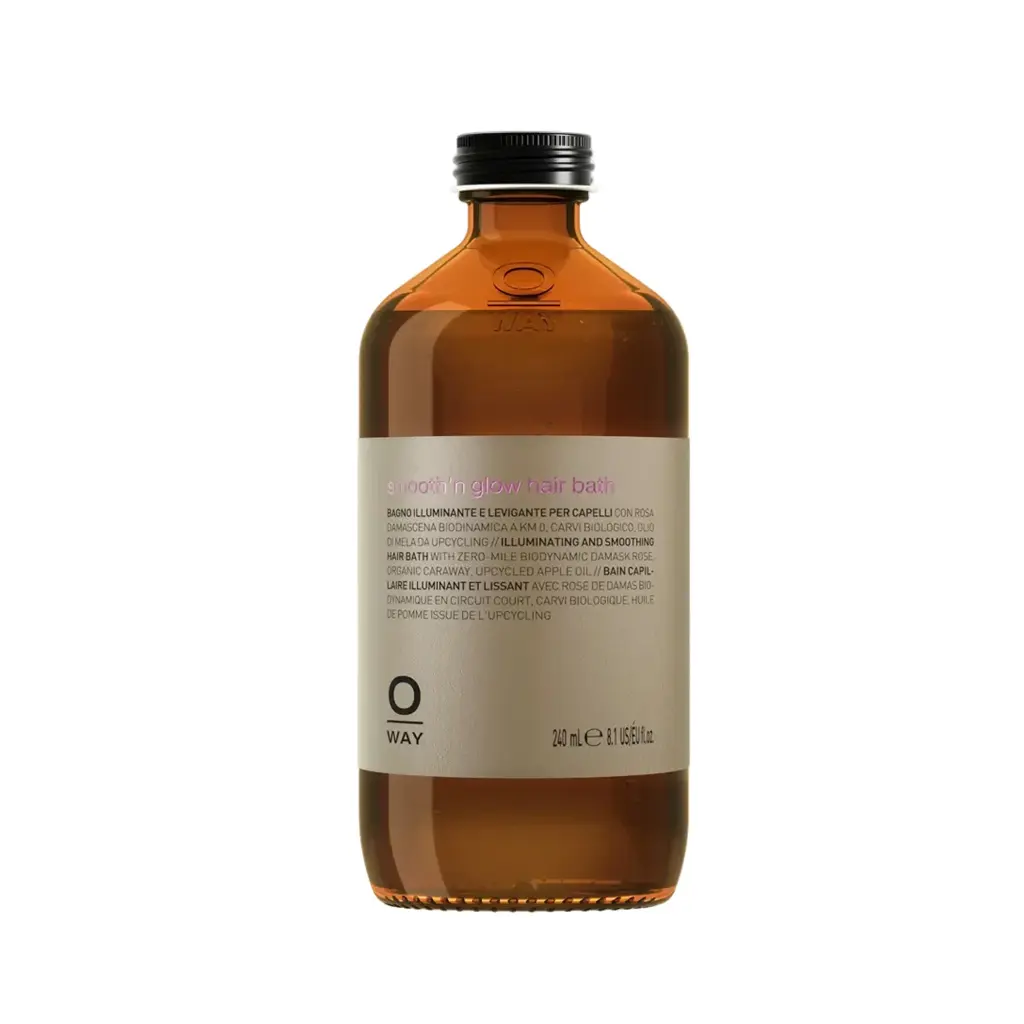 Oway Smooth'n Glow Hair Bath – Shampoing lissant & illuminateur