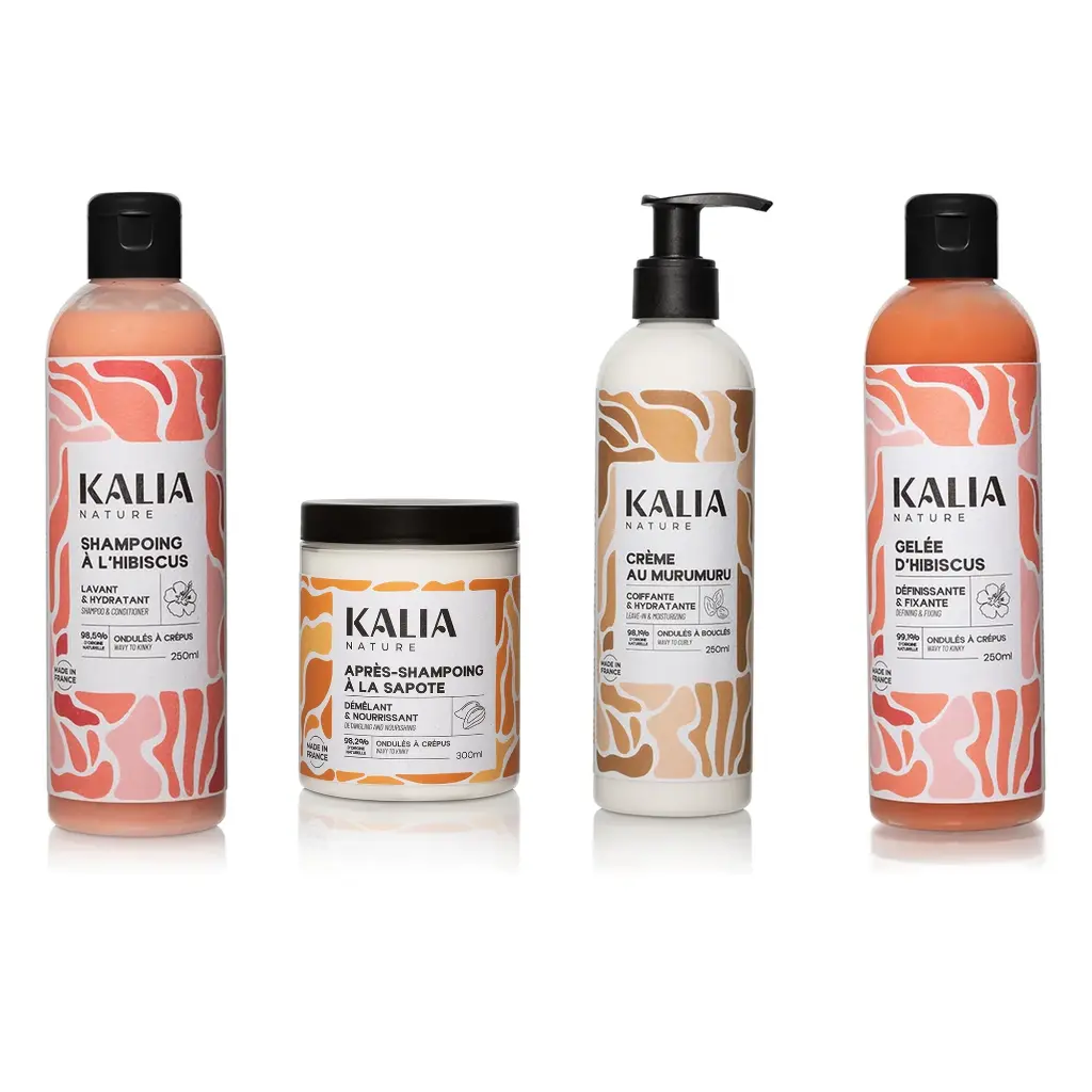 Routine Cheveux Bouclés Kalia Nature – Hydratation & Définition