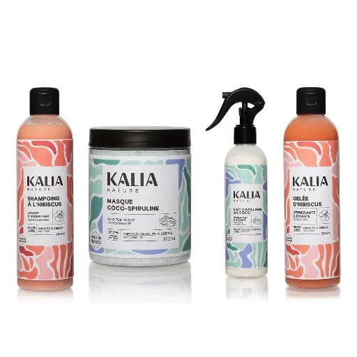 Routine Kalia Nature – Cheveux Bouclés Secs & Déshydratés