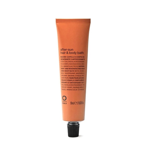 Oway After Sun Hair and Body Bath Travel – gel lavant après-soleil