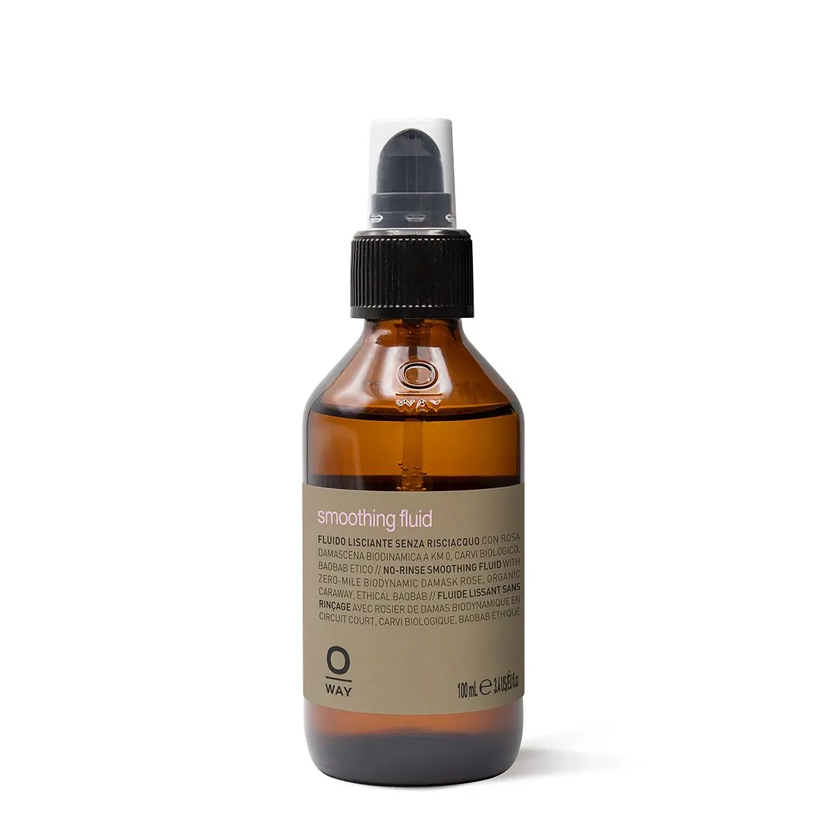 Oway Smoothing Fluid – Gladmakende leave-in droog en pluizig haar